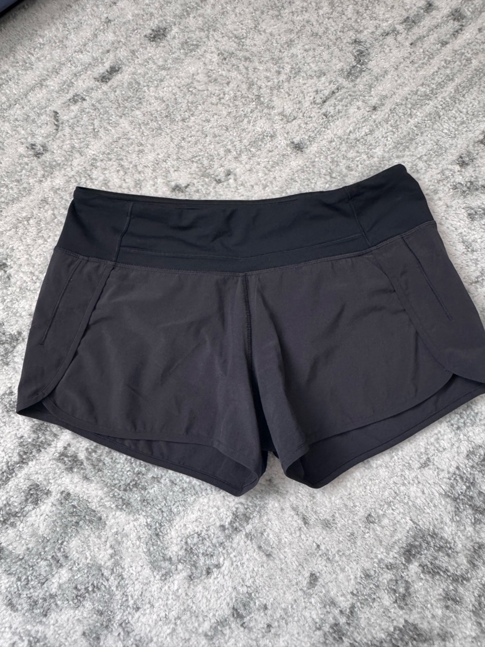 Lululemon Black Lightweight Run Shorts